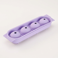Soft Drinks Ice Ball Maker for Kitchen Gadgets, Food Grade Reusable Tray for Party Supplies, Large Round Ice Balls, Easy to Demould Design