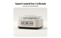 Adjustable Time and Temperature Control Yogurt Maker Multifunction Automatic Yogurt Maker English Panel Kitchen Appliance European Plug