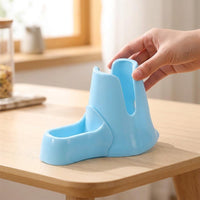 3-in-1 Hamster Water Bottle with Food Bowl, Standing Hamster Water Bottle Holder, Hideout Feeder for Small Hamsters