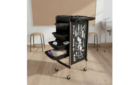 Hair Salon Trolley Multi-Tier Salon Storage Effortless Cart to Organize Styling Cart for Hairdressers