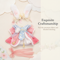 30cm Cotton Doll Clothes Set Plush Figure Dress-Up Outfits