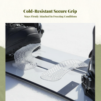 Snowboard transparent anti-slip pad