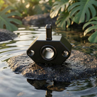 Forced-Induction Tap Aluminum Alloy Vacuum Adapter Vacuum Adaptor with Screws Black Boost Tap Fitting Machined for Tuner