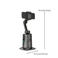 360-Degree Face Tracking Phone Holder Motorized Mobile Phone Gimbal Automatic Live Broadcasting for Creators, Product Demos