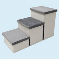Dog Steps for Bed and Sofa with Foldable Design for Easy Storage, Pet Stairs for Small to Medium in Bedroom and Living Areas