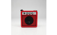 Mini Guitar Amplifier Powered Portable Practice Amp 5W Guitar Amplifier with Strap for Guitarists, Students