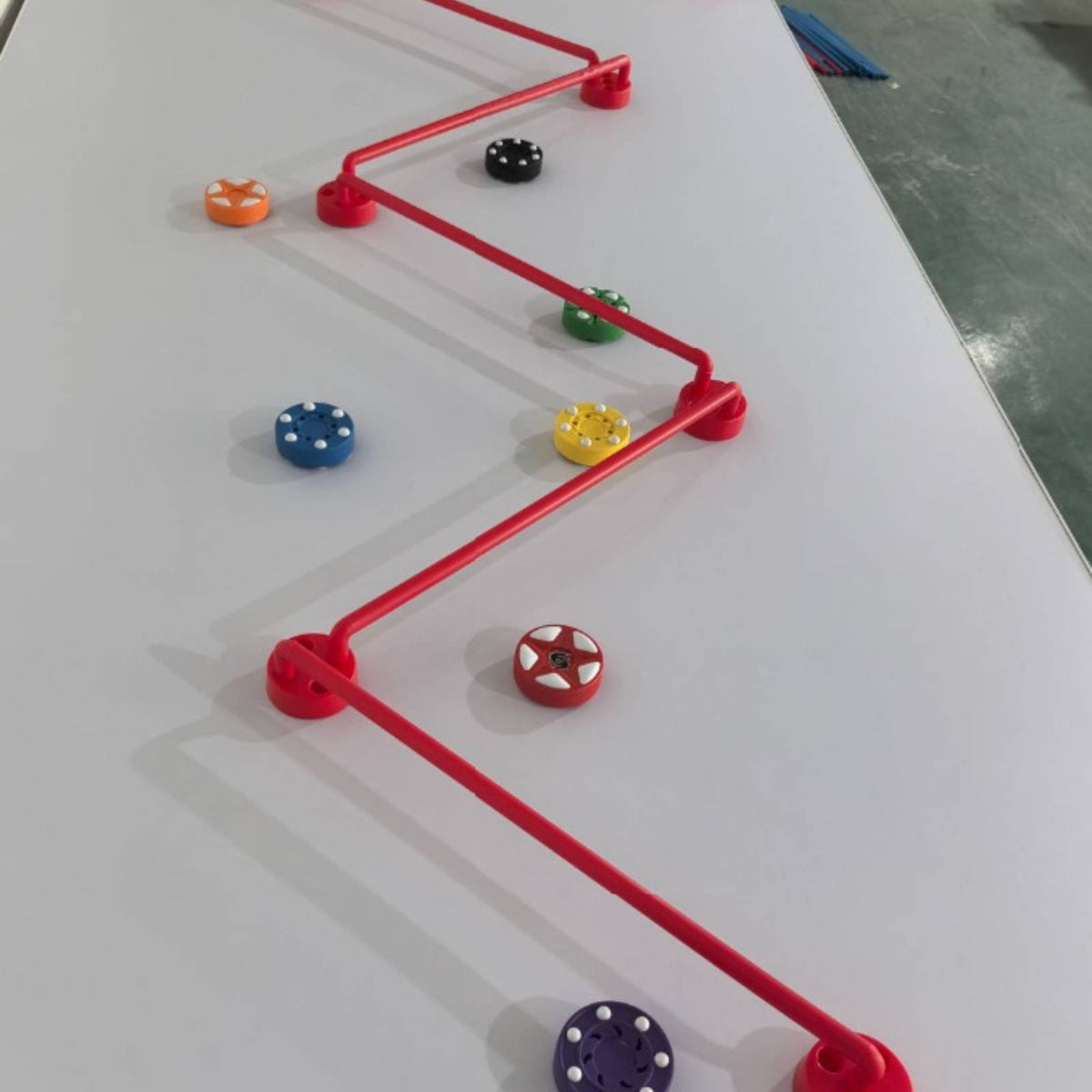 Rolling-Skating Obstacle Course Skating Training Obstacle Perforated Training Discs