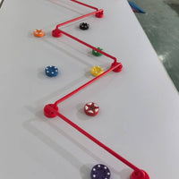 Rolling-Skating Obstacle Course Skating Training Obstacle Perforated Training Discs