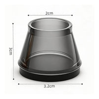 16 Pieces Silicone Chair Leg Cap with Felt Bottom Clear Chair Leg Protector with Felt Bottom Quiet Non-Slip for Hardwood Floors