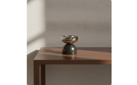Marble Candle Holder Compact Sculptural Candle Holder Decorative Decor for Table Styling