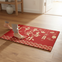 Chinese New Year 2026 Year of the Horse Entrance Mat with Non-Slip Silicone Backing