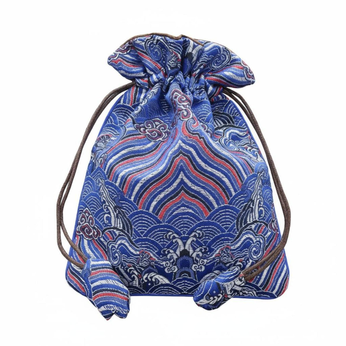 Multipurpose Chinese Silk Pouch Reusable Silk Brocade Pouch Assorted Colors and Designs for Collectors, Women, Home Storage, Travel, Parties
