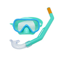 Kids Snorkel Set with Adjustable Strap Clear-Lens Water Sport Equipment for Pool