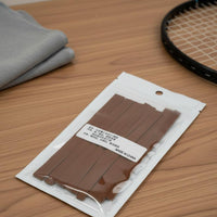 8 Strips Leather String Protector Strip Vibration Dampening Tennis Racket Performance Pad Racket Throat Leather Pad for Advanced Athletes