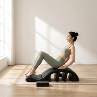 Arched Spinal Stretcher with Detachable Blocks Supportive Back Stretching Arch Long-Lasting Spine Corrector Sturdy for Yogi, Home Gym
