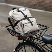 Mountain Bike Rear Basket Large Capacity Metal Rear Cargo Rack Heavy Duty for Travel