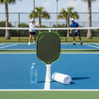 Lightweight Design Kevlar Pickleball Racket High Rotation Carbon Fiber Pickleball Paddle USAPA Approved Honeycomb Core Paddle Large Sweet Zone for Competition, Training