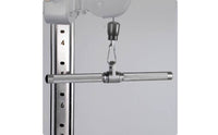 Aluminum Lat Pulldown Bar Sturdy Lat Pulldown Attachment Lightweight High Pulley Bar Multi-Functional for Strength Training