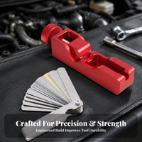 Compact Ignition Plug Plug Clearance Tool Adjustable Ignition Plug Plug Gapping Tool Accurate Measurement Bladed Feeler Gauge Easy to Use