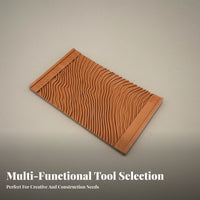 3 Pieces Wood Graining Tool Set Reusable Wood Graining Tool Set Easy to Use Texture for Painters, Crafters, Outdoor Undertakings, Fence Staining