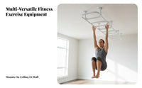 Indoor Stall Rails Full Body Workout Overhead Training Ladder Modular Design Ceiling Monkey Rails for Fitness Enthusiasts, Families, Playroom, Garage