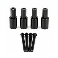 4 Pieces Hex Coupler RC Parts Wheel Hub Hex Coupler CNC Machined Screw Set