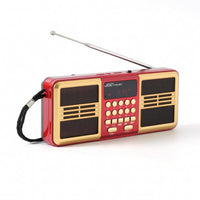SD Card Playback Portable Multifunction Radio Telescopic Antenna Bluetooth Radio Push Buttons mp3 Player Receiver Front Speaker Grilles