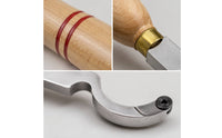 Bent Hollowing Tool Arched Tool Edge Swan Neck Hollower Hardwood Friendly Bowl Turning