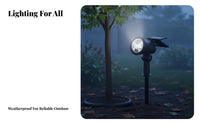 Waterproof Solar Powered Solar Light Wireless Outdoor Solar Light Easy Installation for Lawn, Patio, Pathway