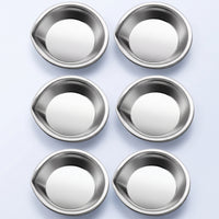 6 Pieces Mini Paint Palette Cups Compact Paint Cups with Pouring Lip Portable Dish Easy to Clean for Artists