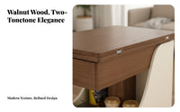 Adjustable Height C-Table Hidden Storage Adjustable C-Frame Desk for Living Room
