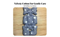 Pure Cotton Stroller Seat Cushion All Seasons Universal Stroller Cushion Thickened Padding for Infants, Toddlers, Travel