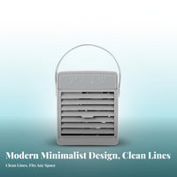 Low Noise Portable Air Cooler 3 Speed Settings Desktop Water Cooling Fan Energy Saving for Office Workers, Students, Bedroom, Dorm Room