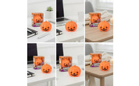 Squeezable Pumpkin Stress Ball Soft Halloween Stress Ball Orange Jack-O'-Lantern Press Toy Slow-Rising for Desk