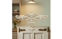 Wood Carved Applique Ornate Wood Applique Classical Ornament for Cabinets