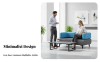 Business-Grade Lounge Sofa and Table Set Modern Design Reception Seating flexible Setup professional Furnishing firm-density padding for Hotel Proprietors, Office Managers, Interior Designers, Lobby, Waiting Room