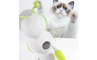 Feather Tail 360 Rolling Soft Mouse Self Entertaining Motion Sensor Feline Toy Long-Lasting