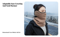 Thermal Face and Neck Warmer Triple-Function Design Thermal Neck Gaiter Windproof Face Cover Multi-Functional Windproof Ski Face