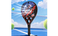 Fiberglass Surface Padel Racket Shock Absorbing Grip Padel Tennis Racket