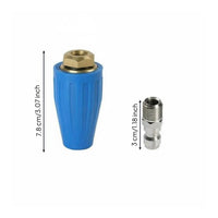 Long-Lasting Ceramic Core Pressure Washer Turbo Nozzle 4000 PSI Rated Rotating Pressure Washer Nozzle Wear Resistant for Car Detailers