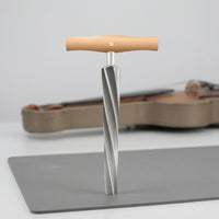 High-Speed Steel T-Handle Tapered Reamer Manual Bass Endpin Reamer Heavy-Duty Luthier Tool Easy to Use for Workshop