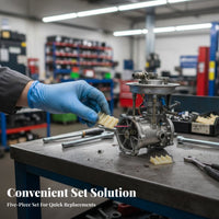 4 Pieces compression-ignition energy and petrol Compatible energy Dispenser Vane blast-resistantprotected Pump Component Wear-Resistant heavy-duty Hardware for Gas Station personnel, Maintenance specialists, technicians, Repair Workshop