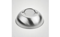 Barbecue Lid with Handle Stainless Steel Melting Dome with Handle Griddle Basting Cover Domed Dome Lid Brushed Metal