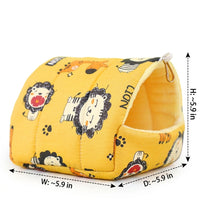 Machine Washable Nest Bird Nest for Cage, Warm Cotton Hanging Hammock with Crystal Velvet, Enhanced Thermal Insulation for Medium Birds, 15cm