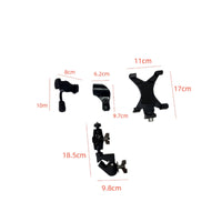 Metal Hardware Drum Kit Mounting Accessory Threaded Connection Interchangeable Drum Mount Black Finish Musical Equipment Compact