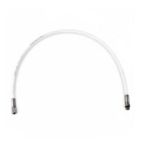Low Pressure BCD Inflator Hose Flexible Drysuit Inflation Hose Leak-Resistant Fittings for Side-Mounted Divers