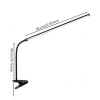 3 Color Modes Clamp-Mounted Desk Lamp Dimmable USB Powered Desk Lamp