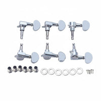 Folk Guitar String Knobs Stays Perfectly Adjusted Folk Guitar Machine Heads Exposed Gear Machine Heads Sturdy 3-on-a-Plate