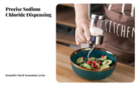 Glass Seasoning Control Bottle Food Grade Materials Stainless Steel Seasoning Jar Sealed and Humidity-Resistant Seasoning Control Bottle