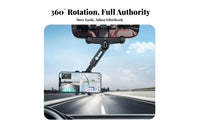 Anti-Vibration Rearview Mirror Phone Holder Wide Compatibility Car Mirror Phone Mount Easy Installation for Ride-Share Drivers